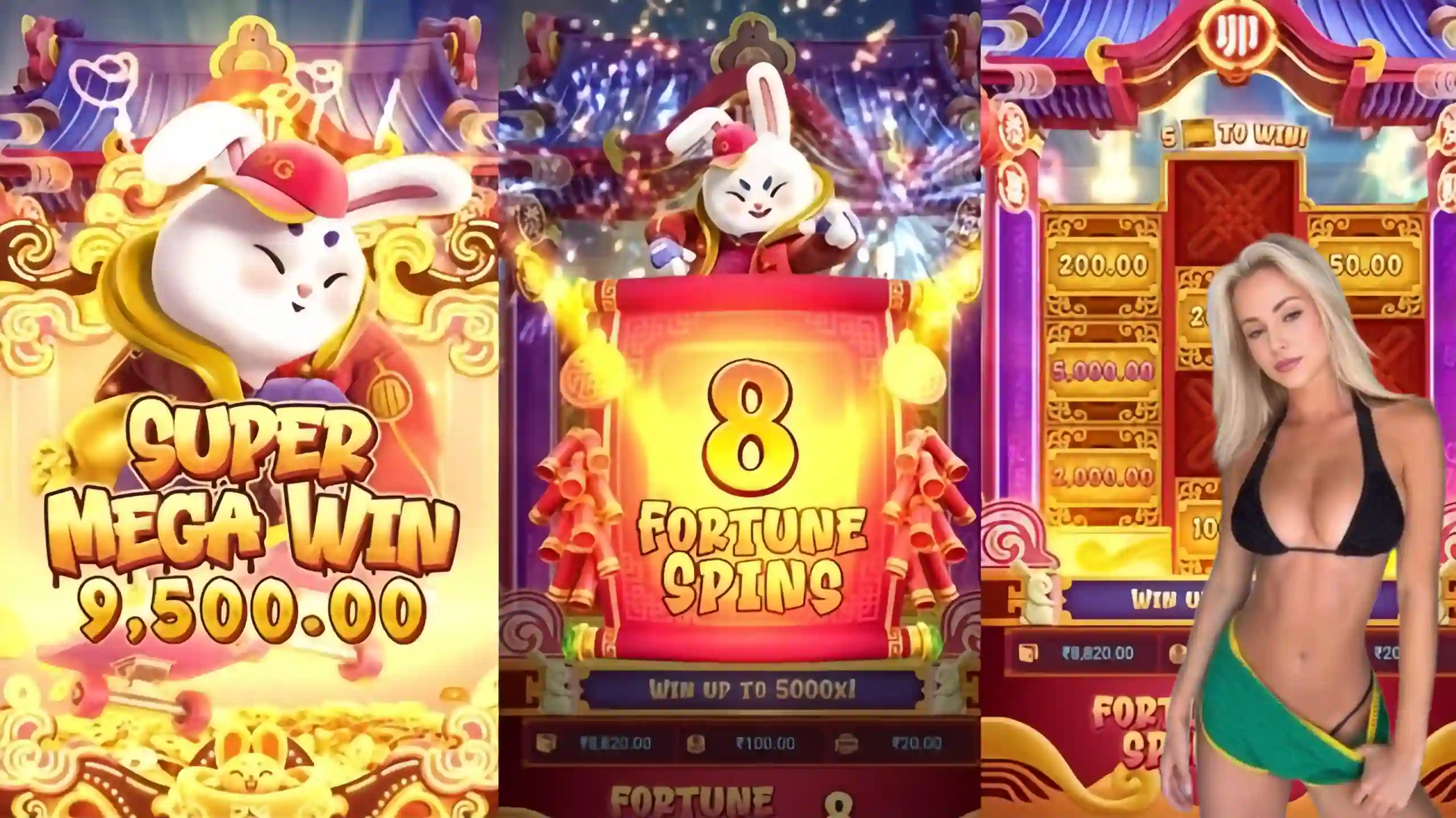 Wild Expansivo Fortune Rabbit tyaabb - Coelho Dourado que Expande